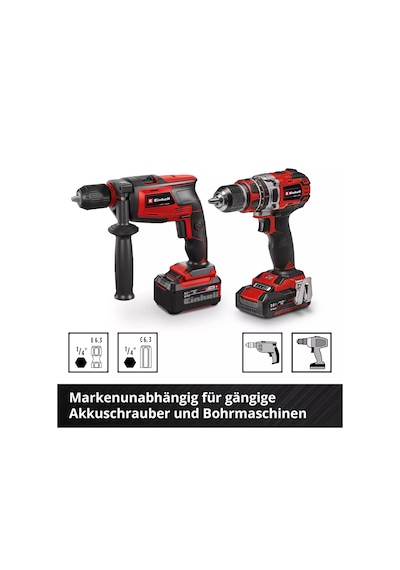 Einhell Kombi Matkap Uç Bits Seti 95 Parça XL-Box - 49108788