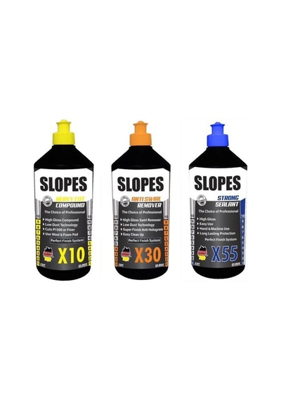 Slopes X10 Kalın X30 Hare ve X55 Boya Koruma Seti 1 LT