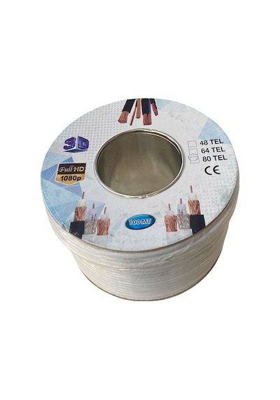 EYEPC 100 M Uydu Anten Kablosu 100 Metre Rg6U4
