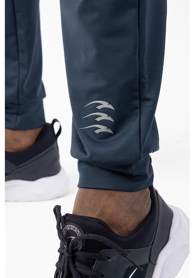 Maraton Sportswear Regular Erkek Ribana Paça Basic Navymelanj Eşofman Altı 21001-navymelanj Lacivert Melanj