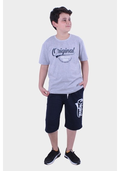 Fyk Kids Erkek Çocuk Alt-üst Kapri-tişört Takım Çok Renkli