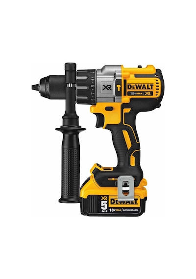 Dewalt DCD996P2-QW 18V 5.0 Ah Li-ion Çift Akülü Kömürsüz Profesyonel Darbeli Matkap