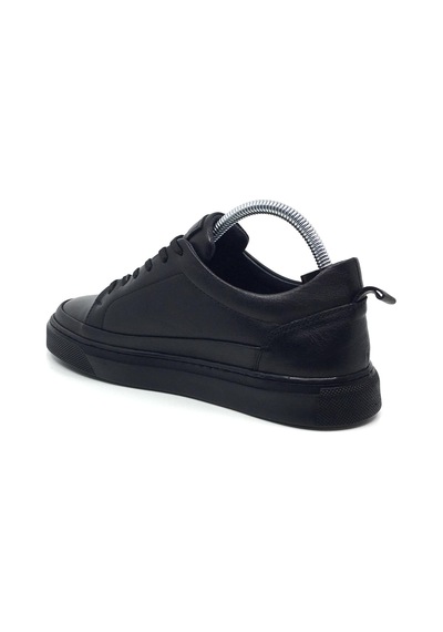 Taşpınar %100 Hakiki Deri Erkek Yazlık Rahat Günlük Sneaker Ayakkabı 40-44 Siyah