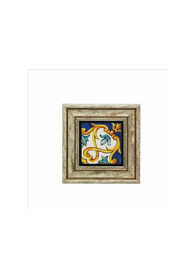 İtalyan Deseni Baskılı Taş Tablo 20x20 693