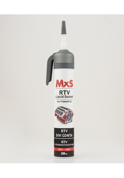 Mxs Yüksek Isıya Dayanıklı Rtv Sıvı Conta Siyah 200 Ml