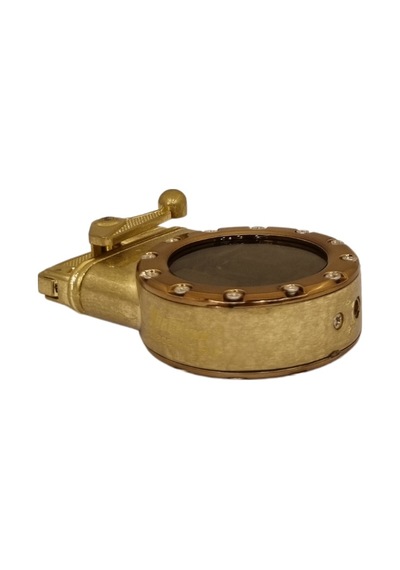 Gold Çift Torch Pürmüz Metal Puro Çakmağı - Tr8064