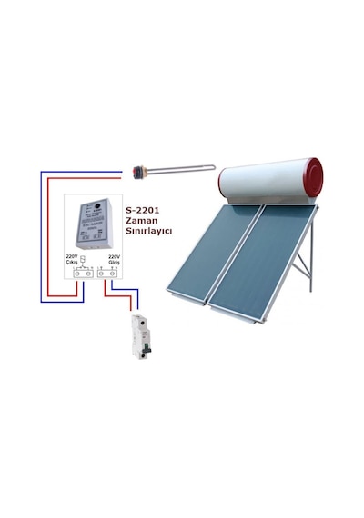Zaman Sınırlayıcı Timer Röle 30A Güneş Enerjisi Isıtıcısı Vb İçin