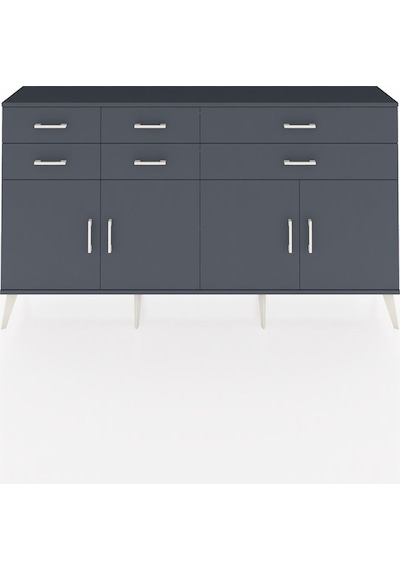 Arges Konsol 3 Raflı 6 Çekmeceli 4 Kapaklı 176x30x99 Antrasit-antrasit Antrasit - Antrasit Arges Konsol 3 Raflı 6 Çekmeceli 4 Kapaklı 176x30x99 Antrasit-antrasit Antrasit - Antrasit