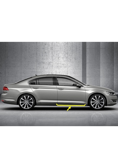VW Passat B8 2015-2019 Sağ Ön Kapı Bandı Çıtası Kromaj 3G0853332A