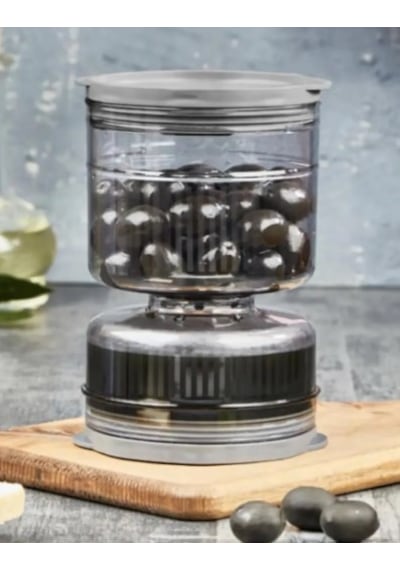 Vip Ahmet Vps-023 Sulu Peynir Zeytin Ve Turşu Saklama Kabı 500 Ml Mavi S