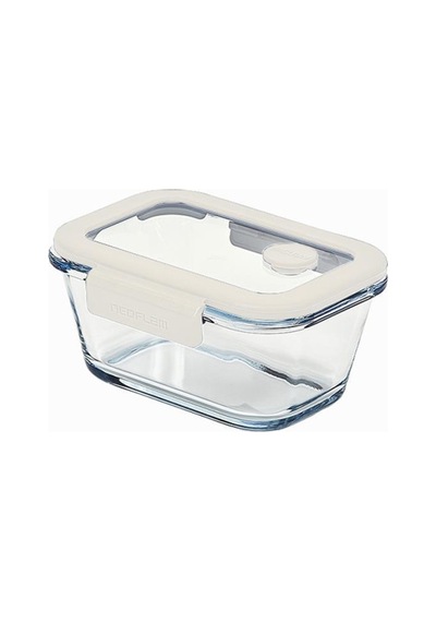 Neoflam Fika Glace Vakumlu Cam Saklama Kabı 460ml Bej