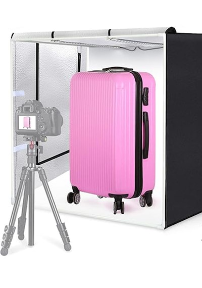 Monozone 12000-13000 LUX Fotoğraf Stüdyosu Profesyonel Led Işıklı Çadır Kiti 80 x 80 CM