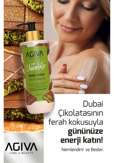 Dubai Çikolatası Yoğun Nemlendirici Ve Besleyici Anti Alerjik Vücut Losyonu 500 Ml