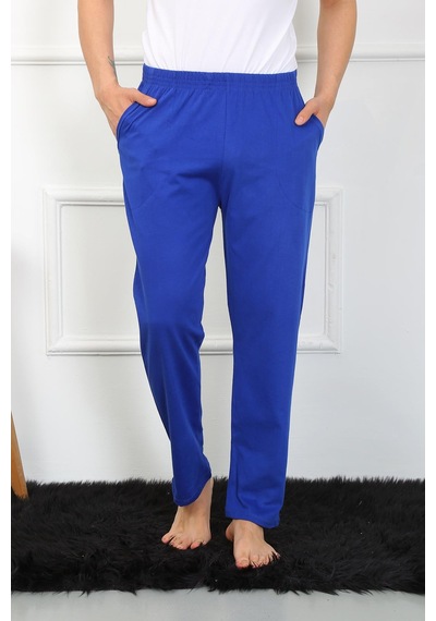Akbeniz Erkek Pamuk Saks Tek Alt Pijama 27495 Saks Saks Mavi
