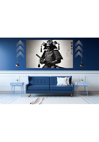 Ti-play Savaş Yada Öl 60x90cm Modern Samuray Pvc Çerçevesiz Tablo