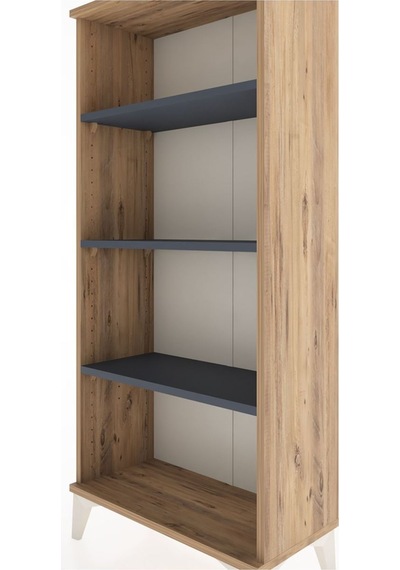 Hyperion Dolap 3 Raflı 60x44x134 Çam-antrasit Atlas Çam
