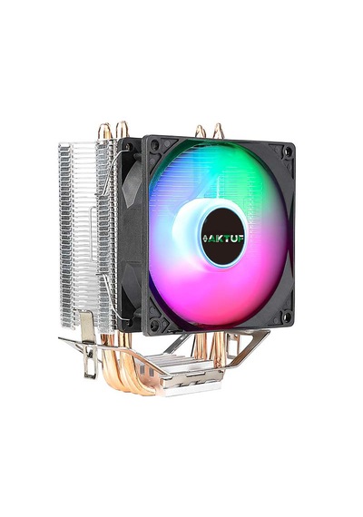 Aktuf Ak4x Rainbow 4 Bakır Borulu Amd/intel Kule Tipi Yüksek İşlemci Soğutucusu