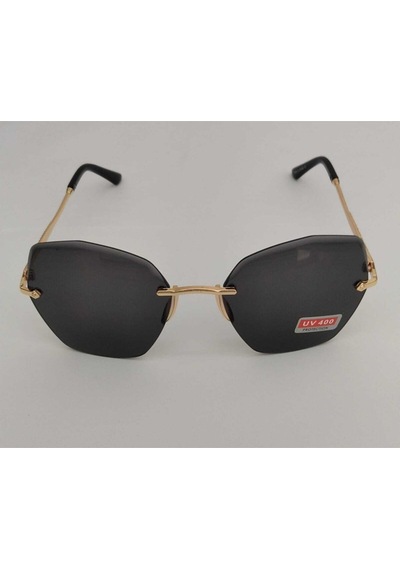 Kristal Cat Model Uv400 Cam Kaliteli Güneş Gözlüğü Siyah - 95563949 Altın