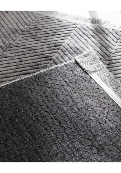 Madame Coco Eze Halı - Antrasit - 80x150 Cm 8684427051504 Gri