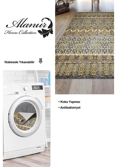 Dekoreko Kaymaz Taban Djt Salon Halısı Trend Iskandinav 1700 Renkli