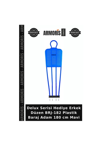 Delux Serisi Hediye Erkek Düzen Brj-182 Plastik Baraj Adam 180 Cm Mavi