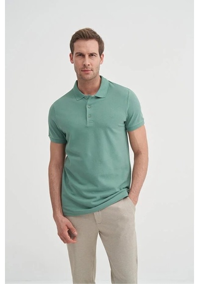 Cazador Erkek T-shirt 46130 Soft Blue Su Yeşili