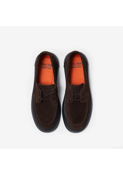 Brown Suede Sneaker Erkek Ka-26y-alfa5428 John May Munıh Shoe Kahverengi