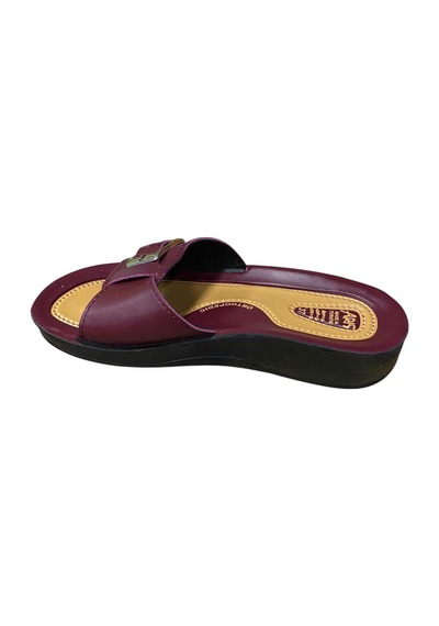 By Aris Kadın Tek Toka Terlik Bordo - 732353067 Bordo