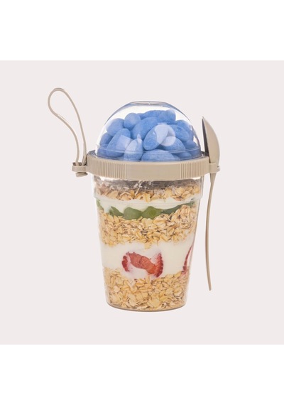 600 Ml Grano Müsli Kabı Kaşıklı Hazneli Meyveli Yoğurt Kabı Piknik İş Atıştırmalık Gevrek Diyet Tutamaçlı Müsli Granola Süt Bardağı Gıda Saklama Kabı 1, Krem 600 Ml Grano Müsli Kabı Kaşıklı Hazneli Meyveli Yoğurt Kabı Piknik İş Atıştırmalık Gevrek Diyet Tutamaçlı Müsli Granola Süt Bardağı Gıda Saklama Kabı 1, Krem