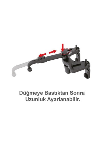 034 Siyah 360 Derece Dönebilen Güçlü Telefon Tutucu -