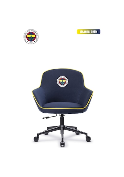 Fanchair X Fenerbahçe Icon Lacivert Kumaş Çalışma Koltuğu-79 Lacivert - Sarı