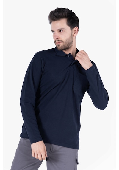 Polo Yaka Sweatshirt Lacivert
