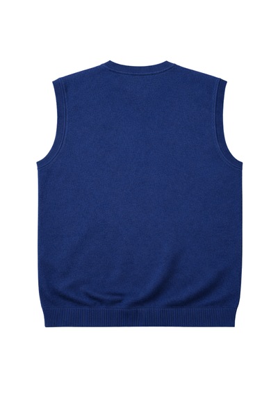 Battalmoda Erkek Büyük Beden İndigo V Yaka Süveter 3xl-4xl-5xl-6xl