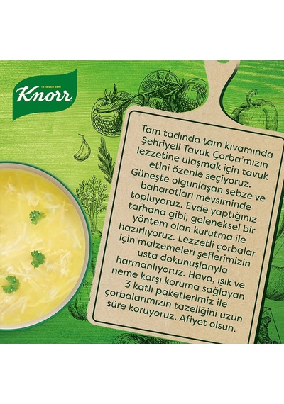 Knorr Şehriyeli Tavuk Çorbası 20 x 51 G