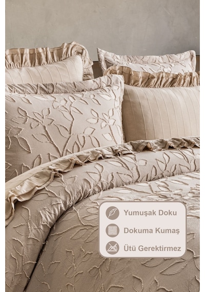 Elart Olesya Yatak Seti Çift Kişilik Mocha