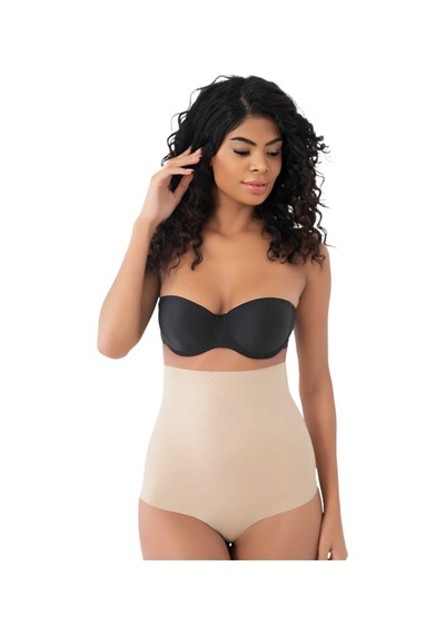 Uniquetrenders Kadın Lazer Kesim Ve Toparlayıcı Yüksek Bel Slip Korse 2'li Set Siyah - Ten Rengi