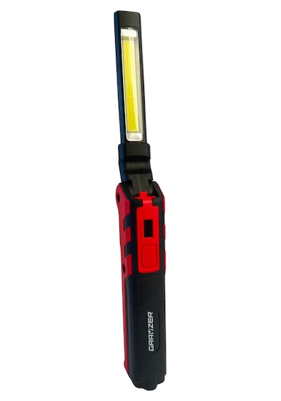 Grayzer Gl-360 Çalışma Lambası 360 Lümen Mıknatıslı Şarjlı Led Fener Siyah - Kırmızı