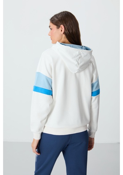 Tommy Life Ekru Kompakt Pamuklu Kalın Pürüzsüz Dokulu Kapüşonlu Oversize Fit Kadın Sweatshirt - 97290 Ekru Tommy Life Ekru Kompakt Pamuklu Kalın Pürüzsüz Dokulu Kapüşonlu Oversize Fit Kadın Sweatshirt - 97290 Ekru