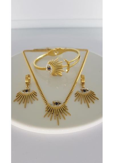 Sones Çelik Takı Setleri Sns500846 Gümüş - Rose Gold