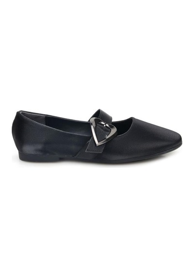 Papuçcity Fendi 03468 Kadın Günlük Babet Sıyah