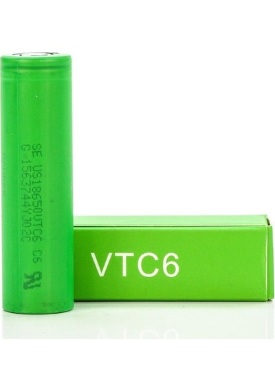 Sony Vtc6 18650 3.7V 3000 Mah Li-Ion Şarjlı Pil 4 Adet 2Ad Kutu