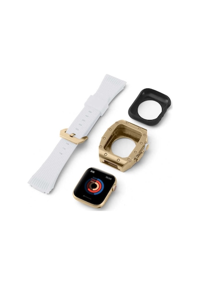 ​​​Apple Uyumlu  Watch 44 MM Kordon Metal Kasa Kordon 65
