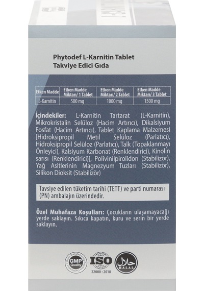 Phytodef L-Karnitin 30 Tablet