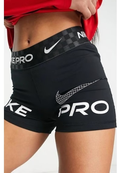 Nike Pro Dri-fit 3in Kadın Siyah Antrenman Şortu Siyah