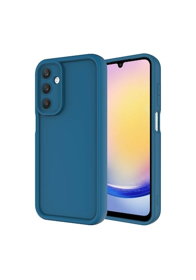 Zore Galaxy Uyumlu A25 Kılıf Kamera Korumalı Ananas Kapak - Mürdüm Mürdüm