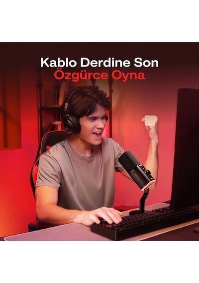 Maono Pd100w Kablosuz Usb Gamer Oyuncu Mikrofonu