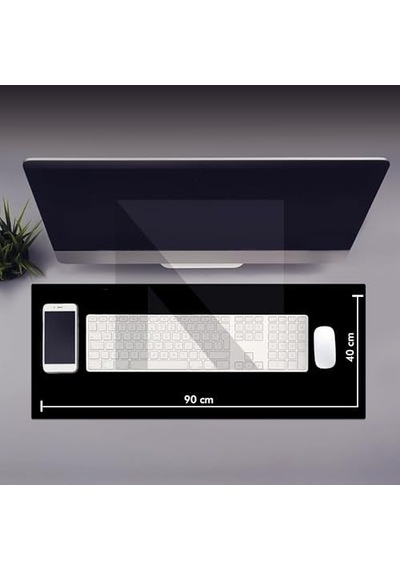 Gaming Oyuncu Mouse Pad, Kaymaz Taban Gamer Mousepad, Masa Koruyucu Masa Matı, Ofis Tipi Klavye Ve F