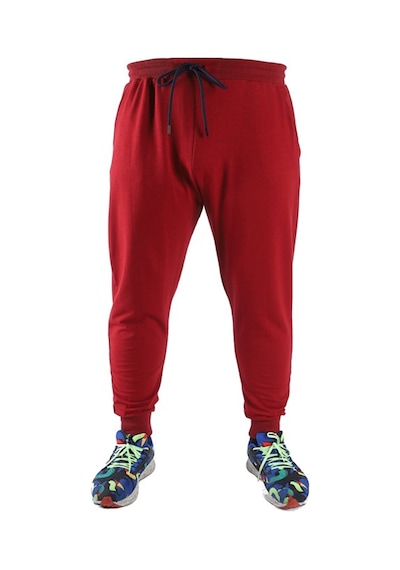 Starbattal Büyük Beden Basic Eşofman Altı Full Lycra 11516 Bordo