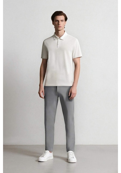 DeFactoFit Slim Fit Dar Kesim Standart Paça Esnek Multifonksiyonel Dokuma Sporcu Pantolon D9247AX25SPGR454