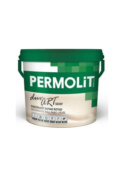 Permolit Duvart Sedef Dekoratif Duvar Boyası 0,75 Litre - Gümüş